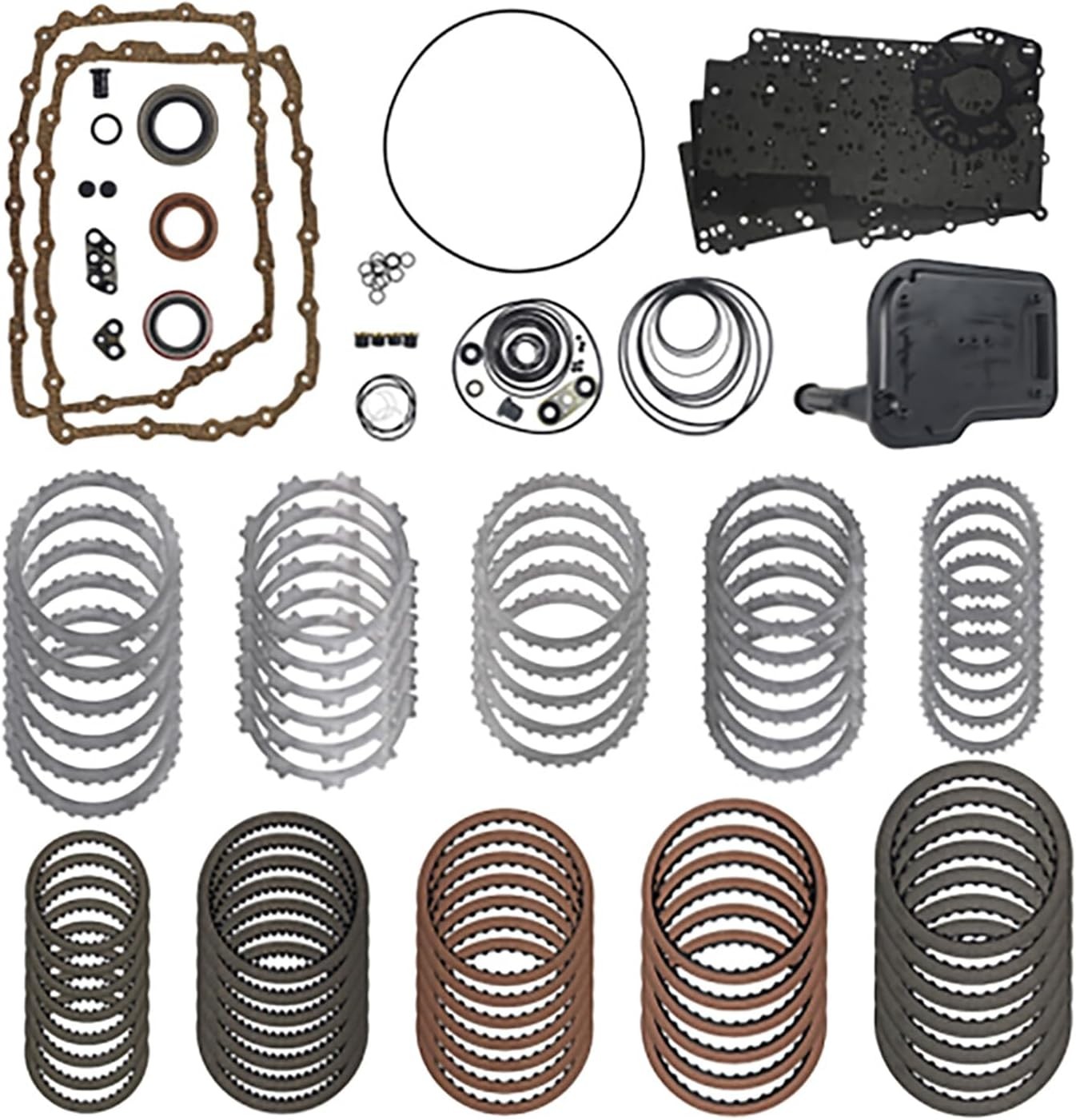 6L90E 6L80 Transmission Master Rebuild Kit Steel Friction discs For Cadillac GM