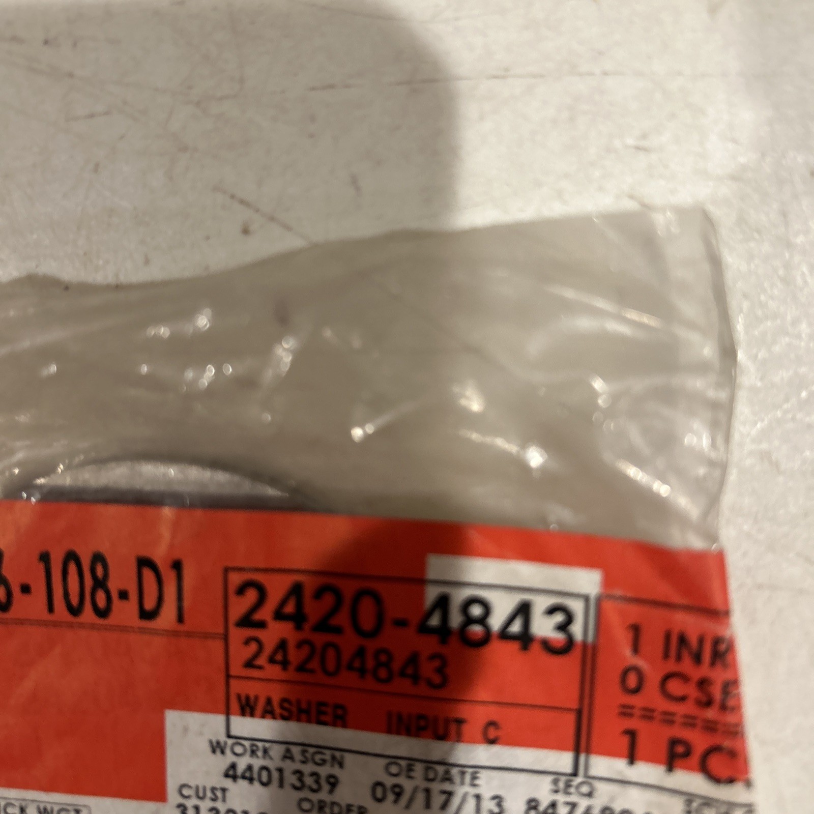 GM ACDelco Original 24204843 Selective Thrust Washer General Motors New