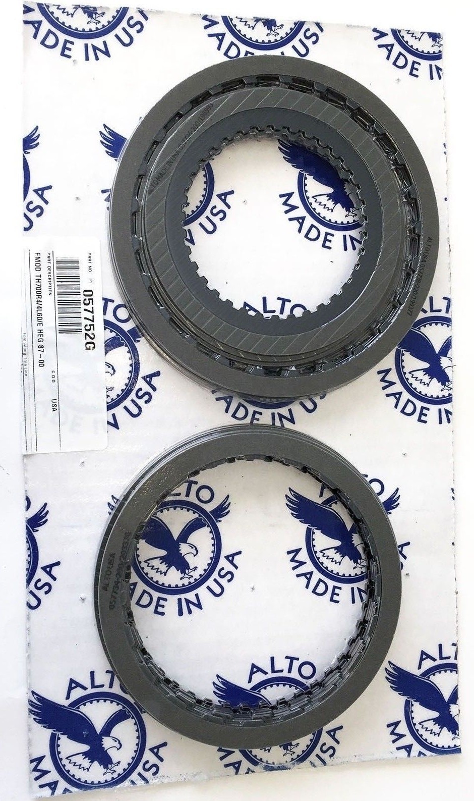 . 4L60e 4L65E clutches high energy friction kit rebuild Alto 700r4 1987+