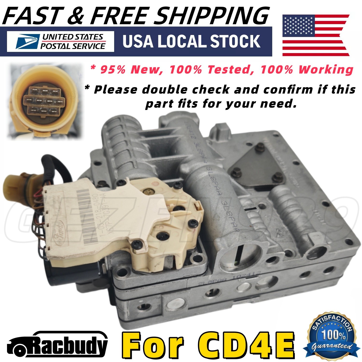 Transmission Valve Body CD4E For 94-08 MazdaTribute Ford Contour Mercury Cougar