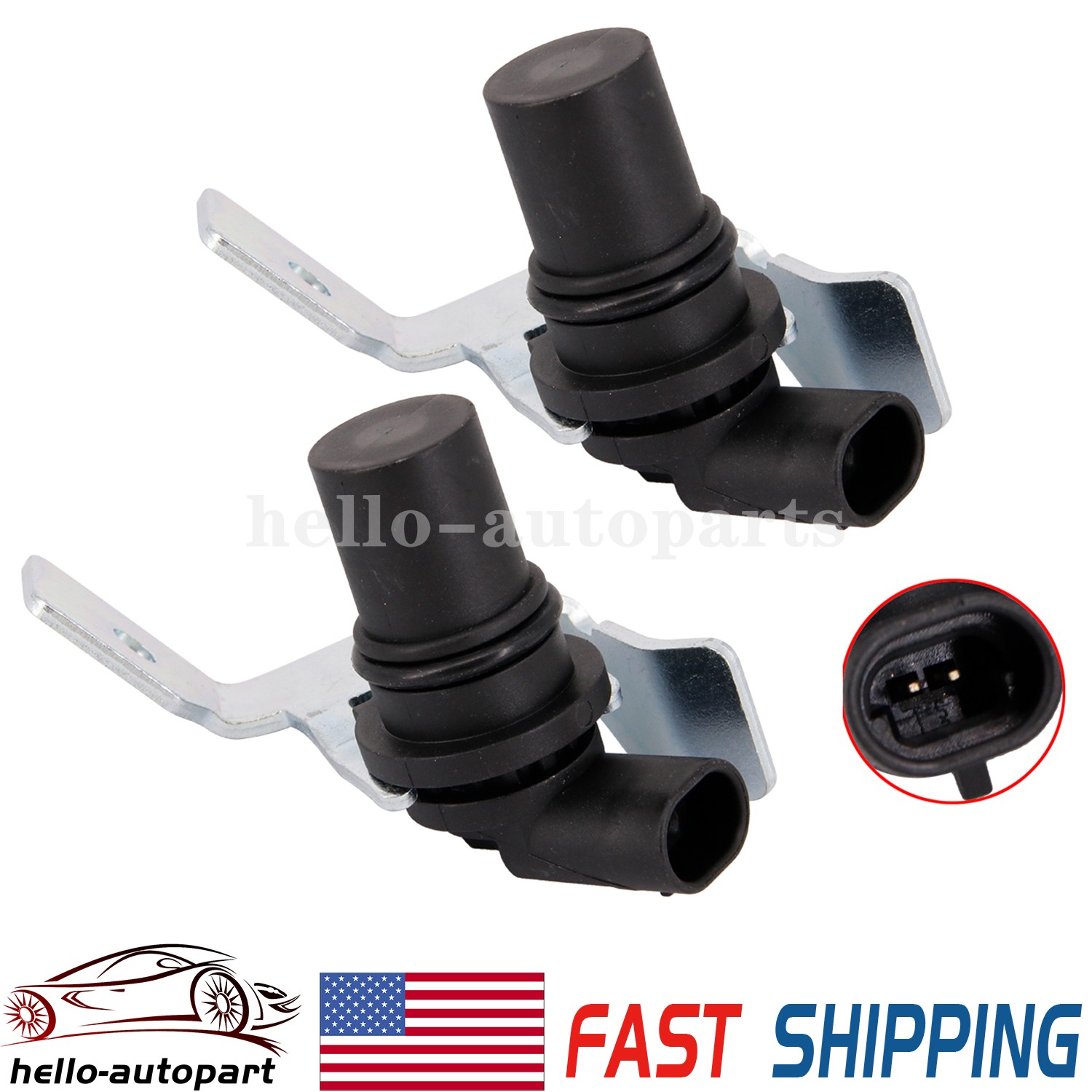 2pcs Automatic Transmission Speed Sensors Input&Output 24203876 For Chevrolet GM