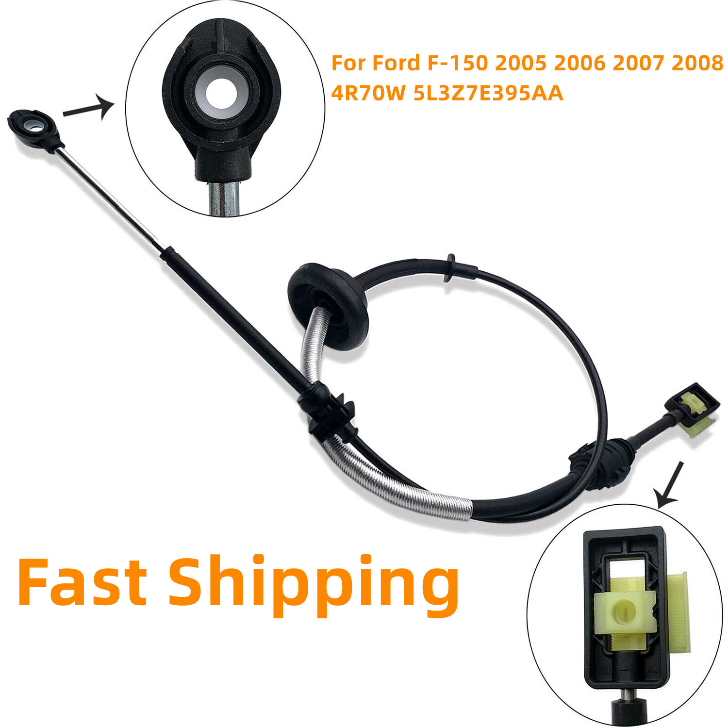 Transmission Shift Cable For Ford F-150 2005 2006 2007 2008 4R70W 5L3Z7E395AA