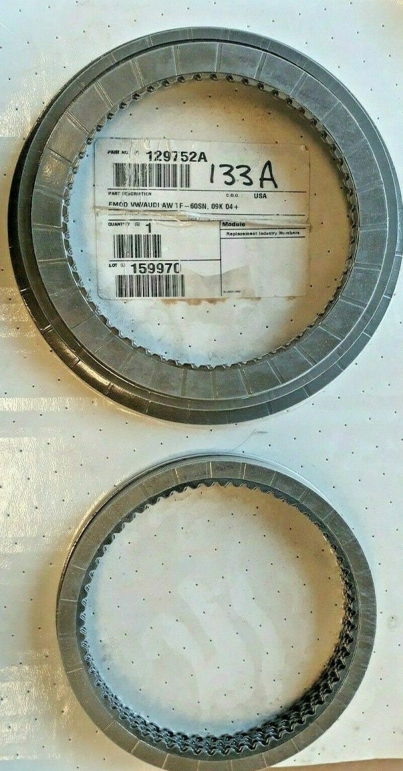 .For VOLKSWAGEN Audi 09K TF61SN CLUTCH Clutches KIT 2003-UP 129752A