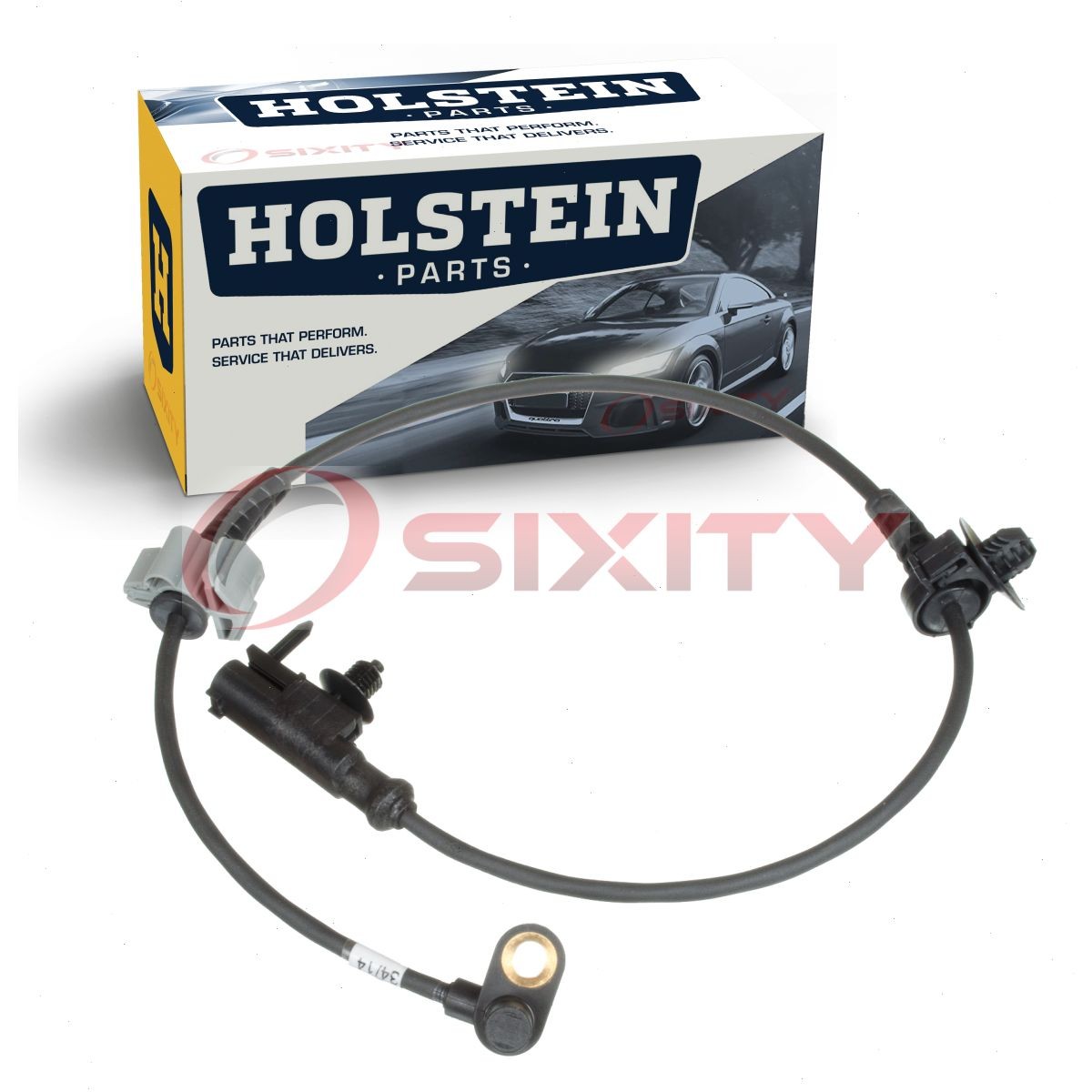 Holstein Front Right ABS Wheel Speed Sensor for 2007-2013 GMC Sierra 1500 vx