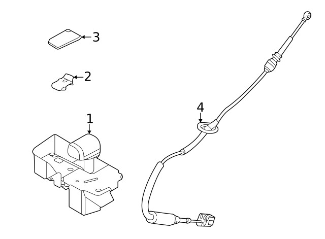 Genuine Ford Automatic Transmission Shift Lever ML3Z-7210-AT