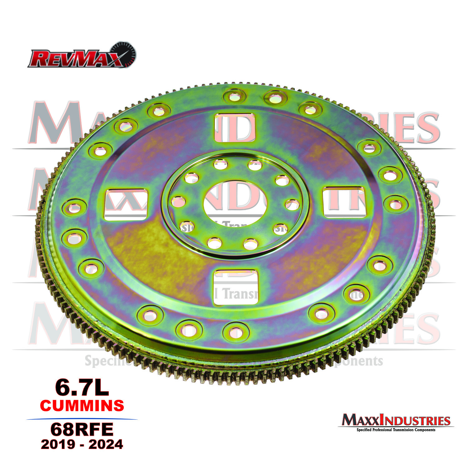 fits 2019-UP RAM 6.7 Cummins – Billet Steel Flexplate Flywheel RevMax 68444381AA