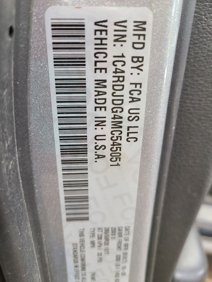 Automatic Transmission 3.6L 4WD Fits 18-25 DURANGO 671551