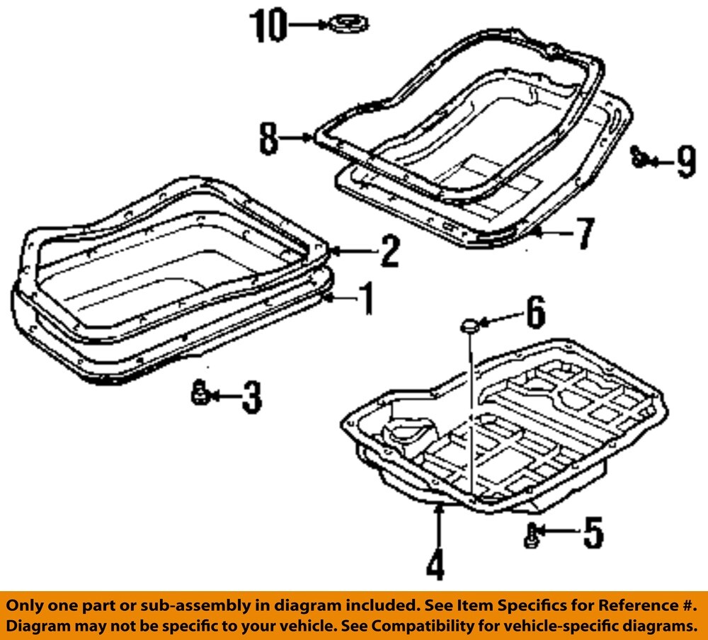 CHRYSLER OEM 84-04 Colt Transmission Components-Trans Pan Gasket 4295875AD