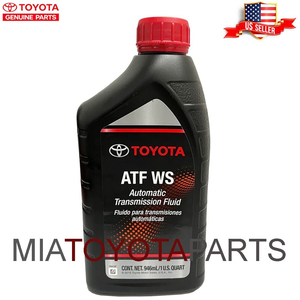 8 Quarts Genuine Toyota ATF WS Automatic Transmission Oil Fluid OEM 00289-ATFWS