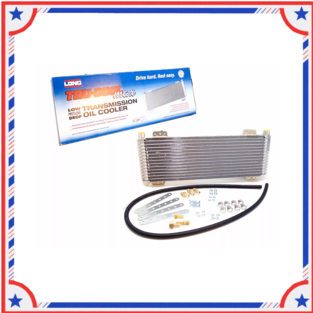 Tru✅Cool Automatic Transmission Oil Cooler GVW Max 40K Transmission CoolerW/Box