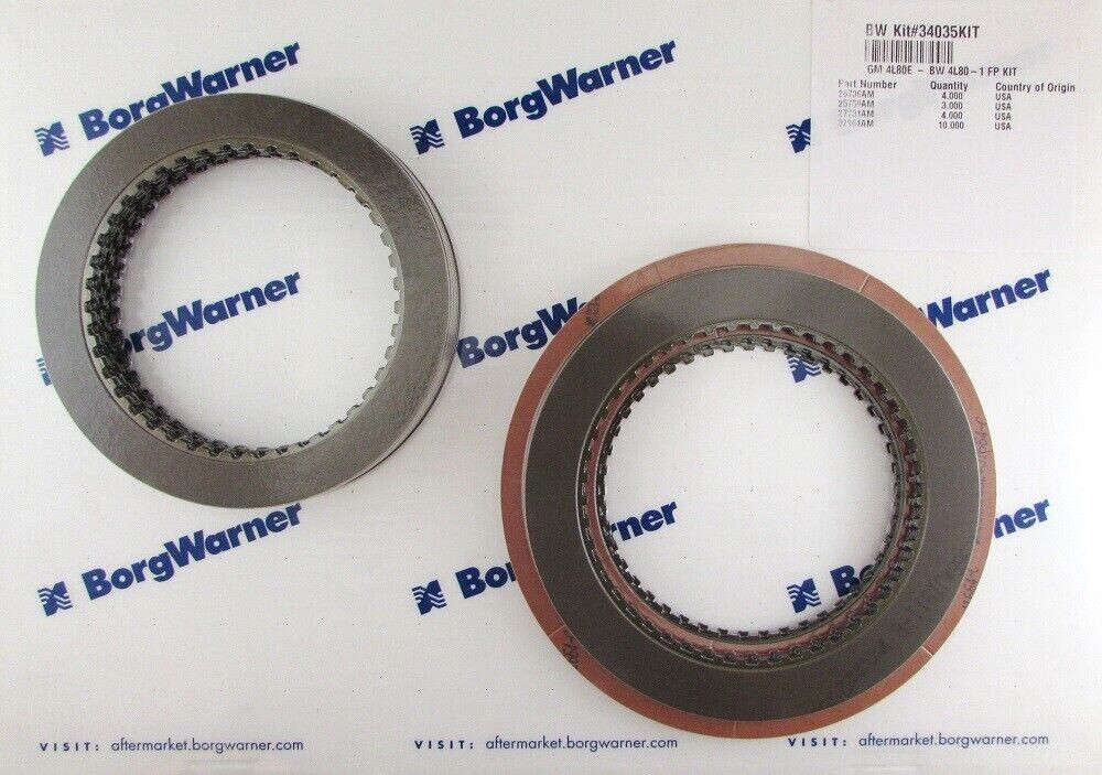 Borg Warner 34035KIT Friction Plate Kit for 4L80E – High Energy INT 1996+
