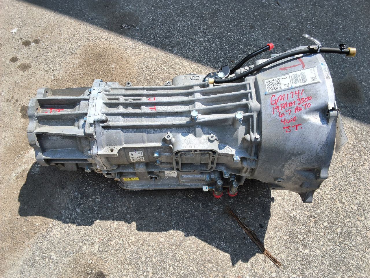 2019 2020 RAM 3500 TRANSMISSION ASSEMBLY 4X4 PICK UP AISIN 68282715AE ETM OPTION