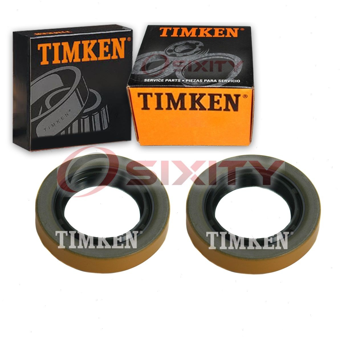 2 pc Timken Rear Inner Wheel Seals for 1975-1979 Ford Granada Driveline tm