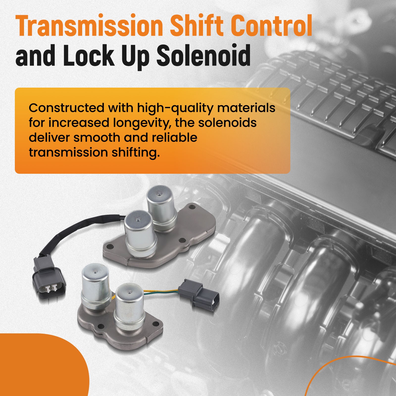 Shift Control and Lock Up Solenoids Set for Honda Accord 1990-97 28300-PX4-003