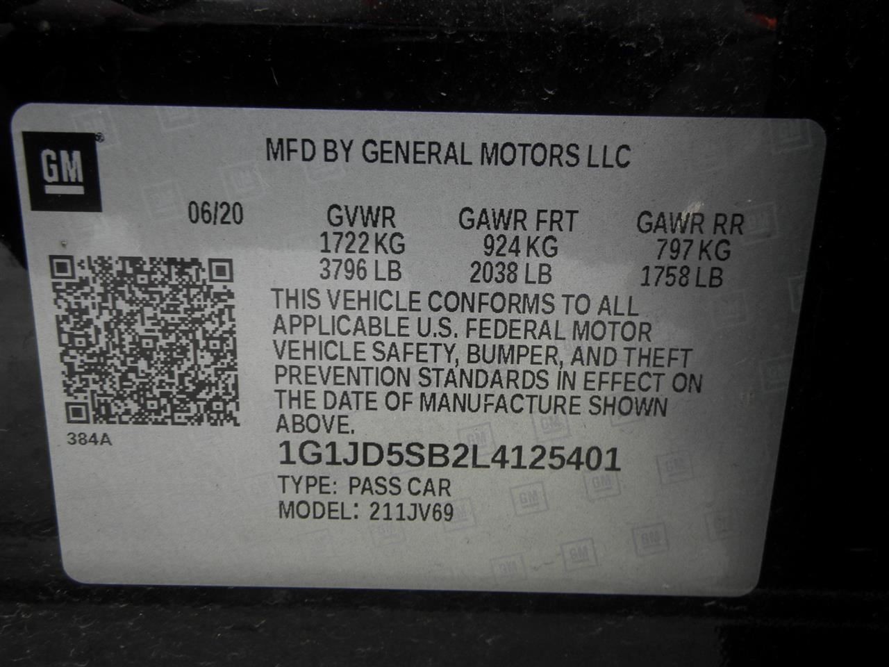 6 Speed Automatic Transmission Fits 18-20 SONIC