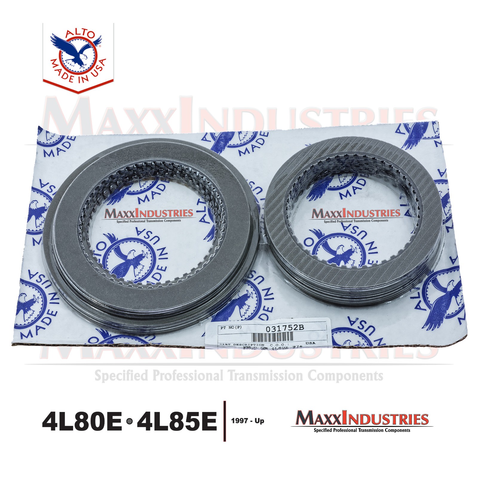 4L80E 4L85E Transmission Performance Friction Clutches Alto Hi-Energy GRAPHITIC