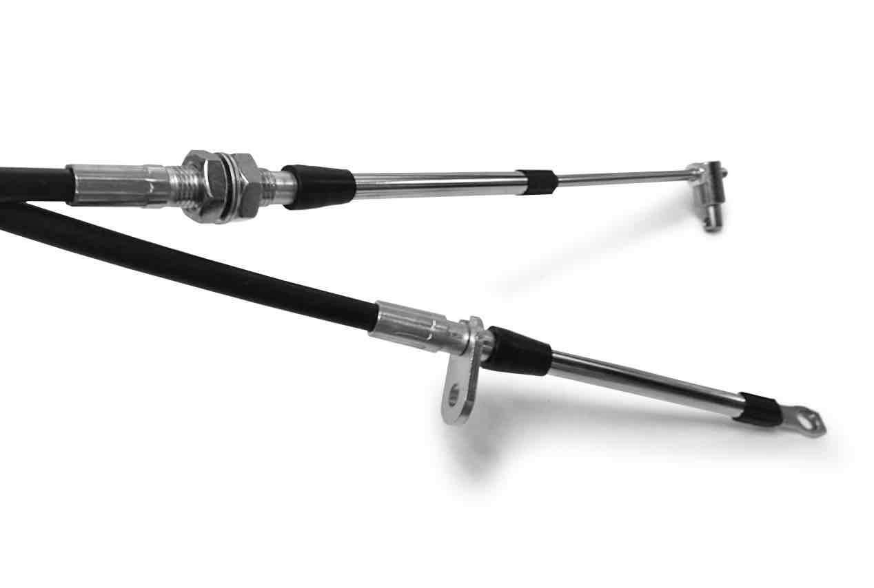 Steinjager for Shifter Cables, Push-Pull 10-32 84 Inches Long Eyelet Style 2