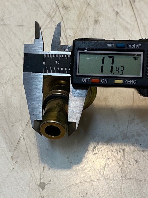 Automatic Transmission Vacuum Modulator Valve A-8-8 | 3-1/4″ L 17mm End 10mm ID