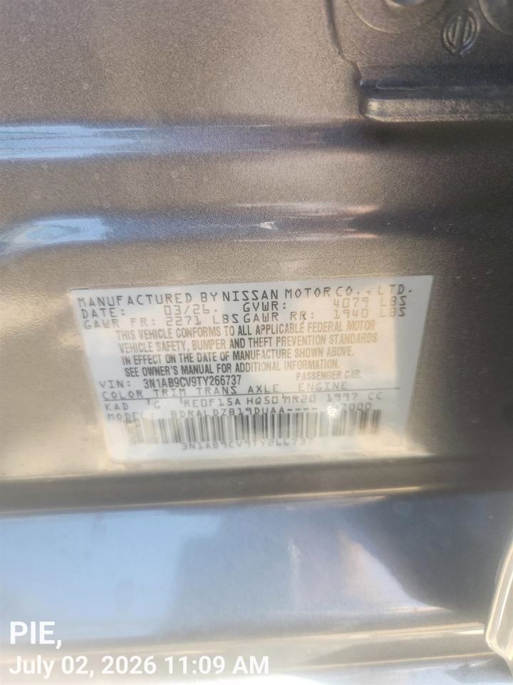 SENTRA 2026 Automatic Transmission Oil Cooler 13115688