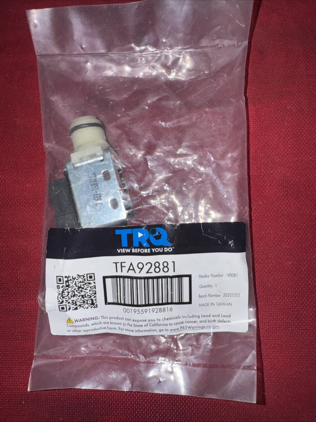 For GMC Sierra 1500 1999-2001 TRQ TFA92881 Transmission Shift Solenoid