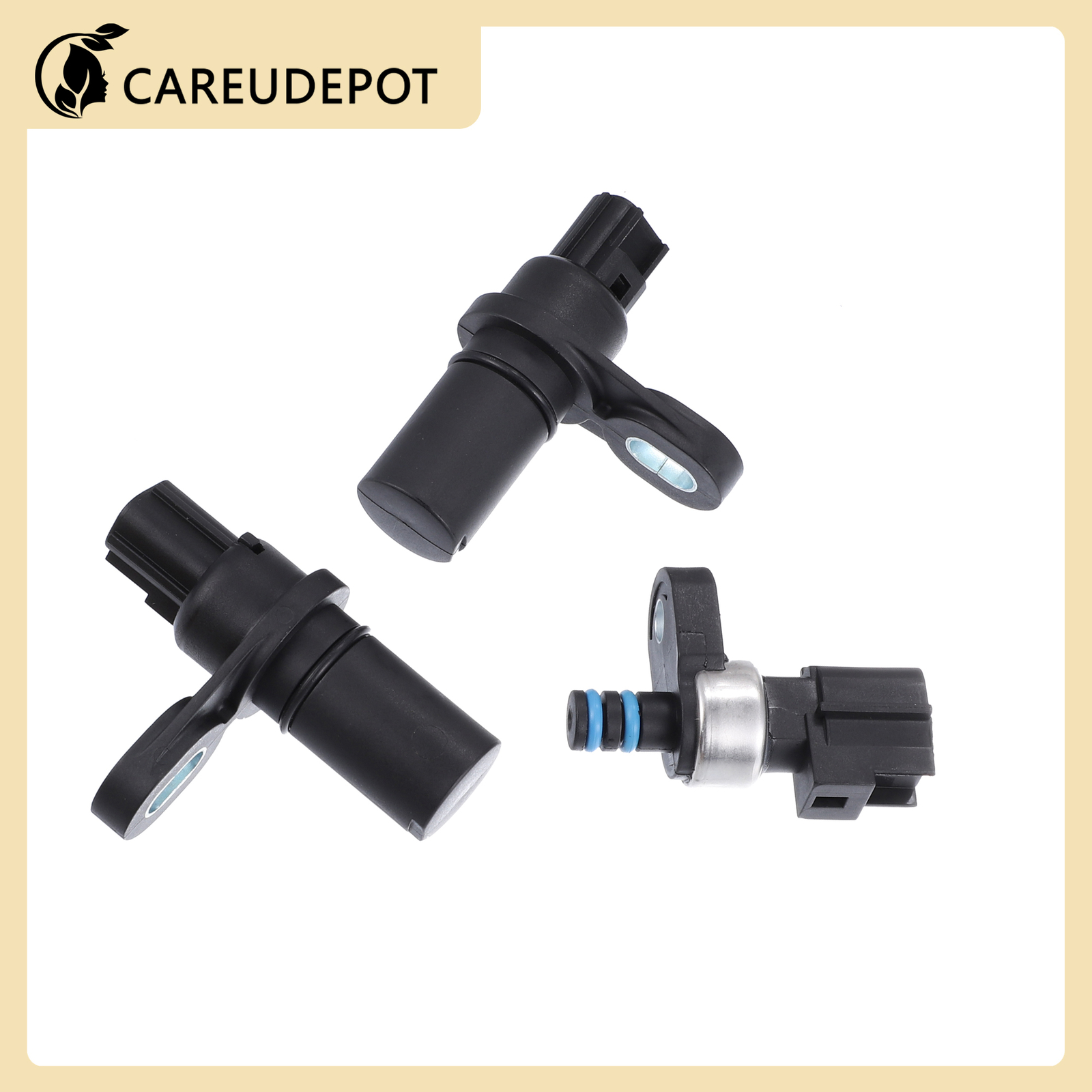 Input and Output Speed Sensor Suit for Dodge Charger 06-10 Black Item of 1