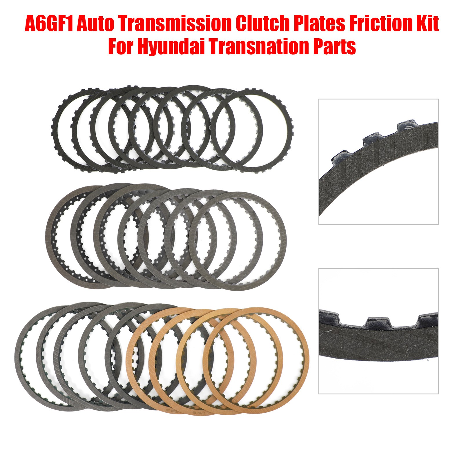 A6GF1 Auto Transmission Clutch Plates Friction Kit For Hyundai Transnation Parts