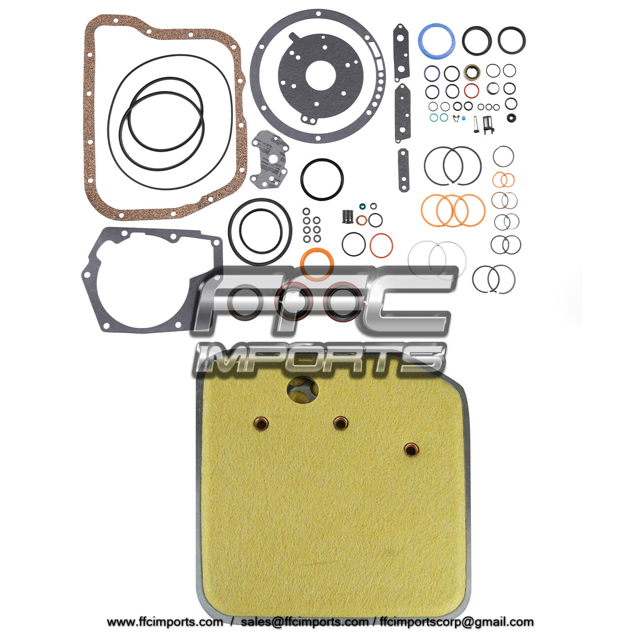 A518 46RH A618 47RH Transmission Overhaul Rebuild KIT 90-97 WITH Filter Gaskets
