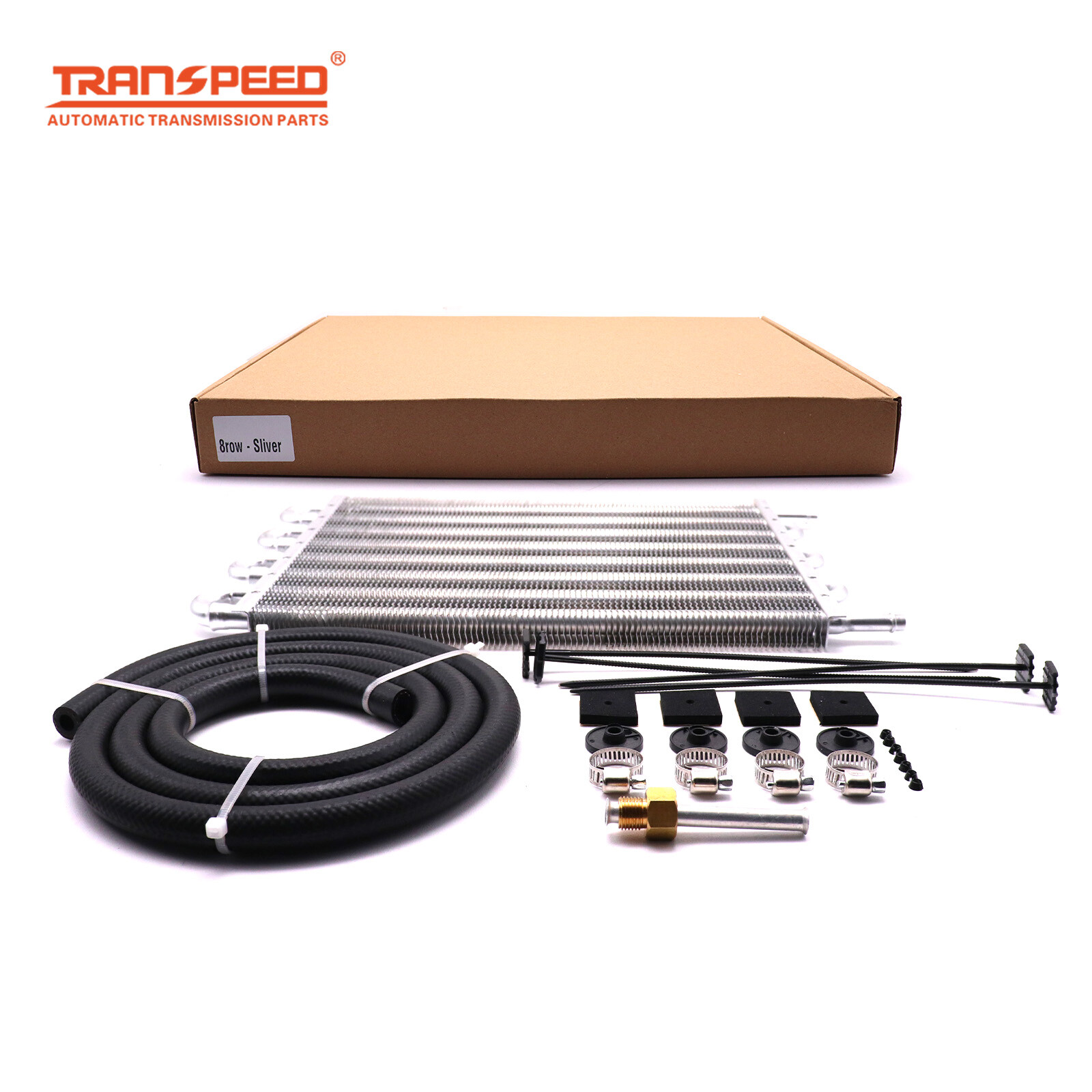 TRANSPEED ALL ATM Transmission Oil Cooler Enhanced Radiator 8 Rows
