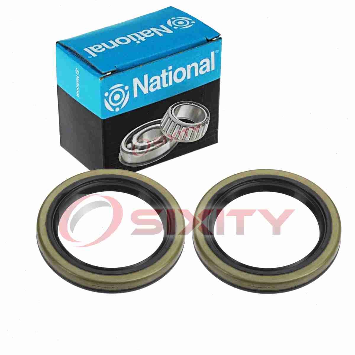 2 pc National Rear Inner Wheel Seals for 1988-1989 Mercury Tracer 1.6L L4 we
