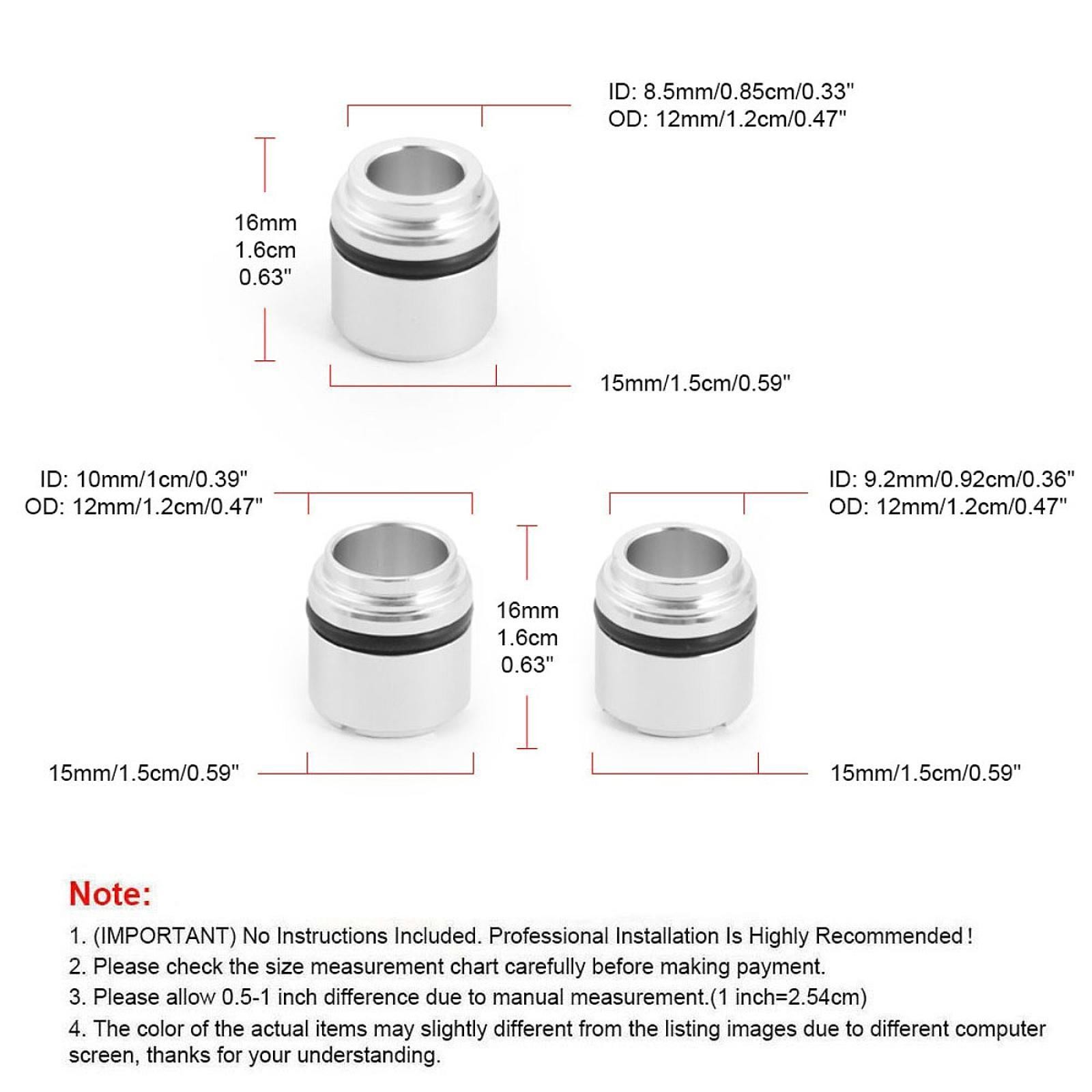 3 Pieces Control Valve Sleeve 68942-05K High Performance Aluminum Alloy