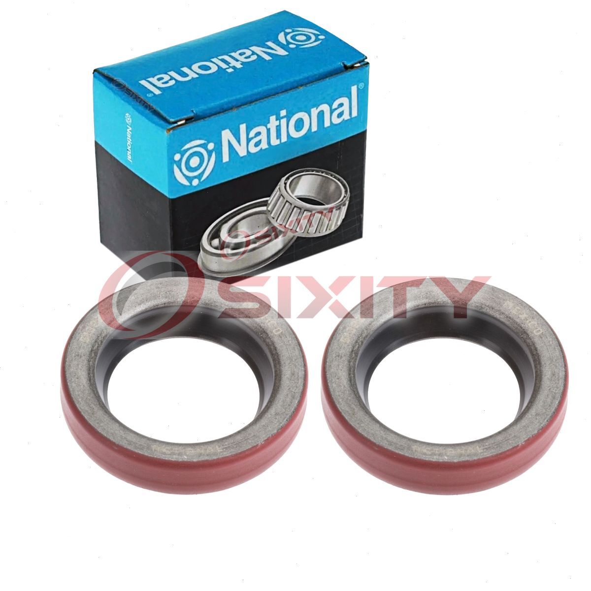 2 pc National Rear Wheel Seals for 1964-1966 Ford Mustang Driveline Axles to