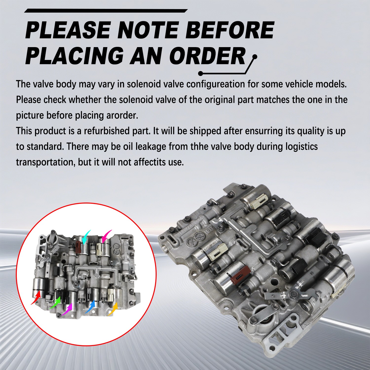 Transmission Valve Body For FORD Volvo MAZDA CX7 CX9 TF81SC AF21B
