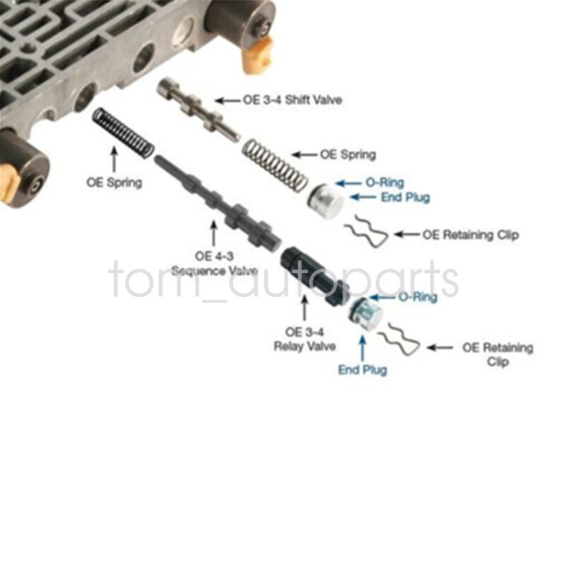 For 4L60-E,4L65-E,4L70-E Transmission 3-4 Relay O-Ringed End Plug Kit 77964-08K