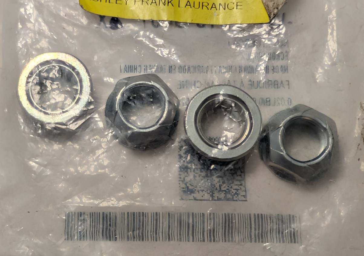 Genuine Ford W715618-S437 NUTS Transmission Torque Converter PKG Of 4