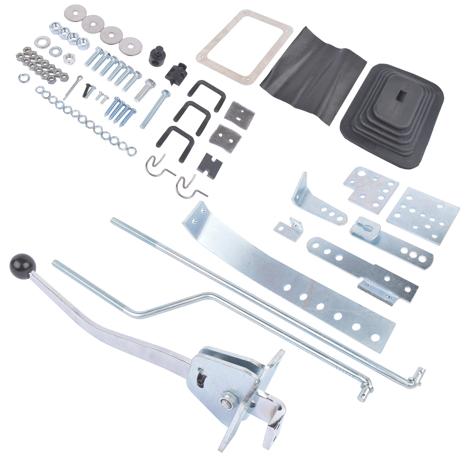 Universal 3-4 Speed Automatic Floor Shifter For Ford C4 C6 GM 700R4 TH400 TH350