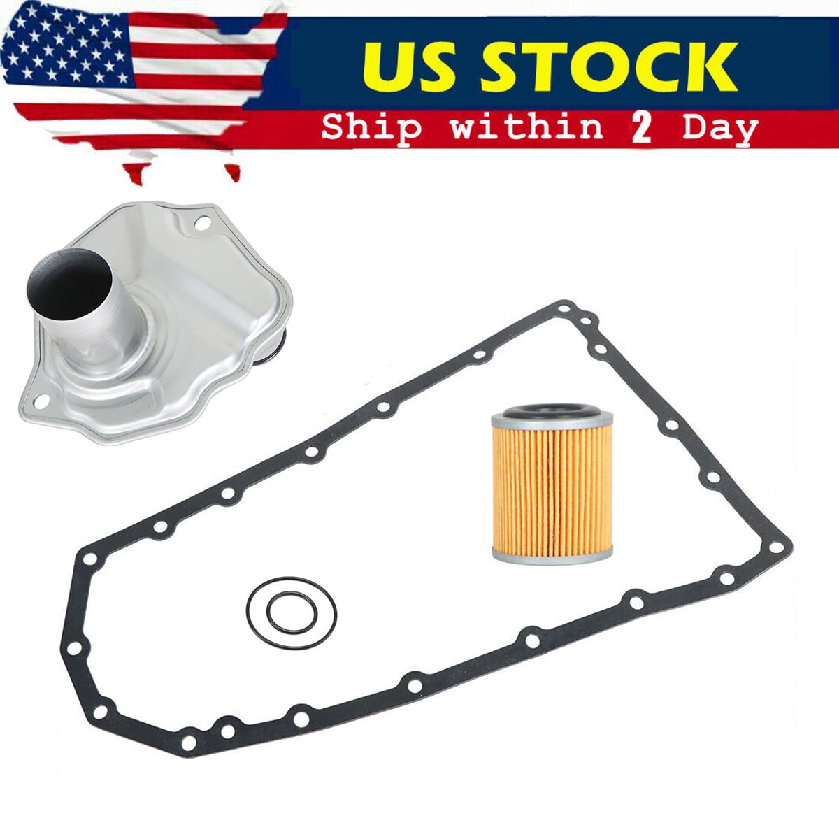Transmission Oil Filter & Gasket for 2013-19 Pathfinder Quest 16-19 Maxima QX60