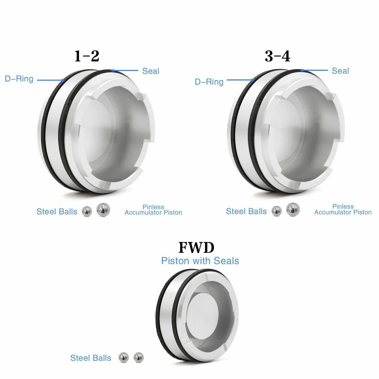 FOR GM 4L60E 4L65E 4L70E Pinless Forward Accumulator Piston Sonnax FWD 1-2,3-4