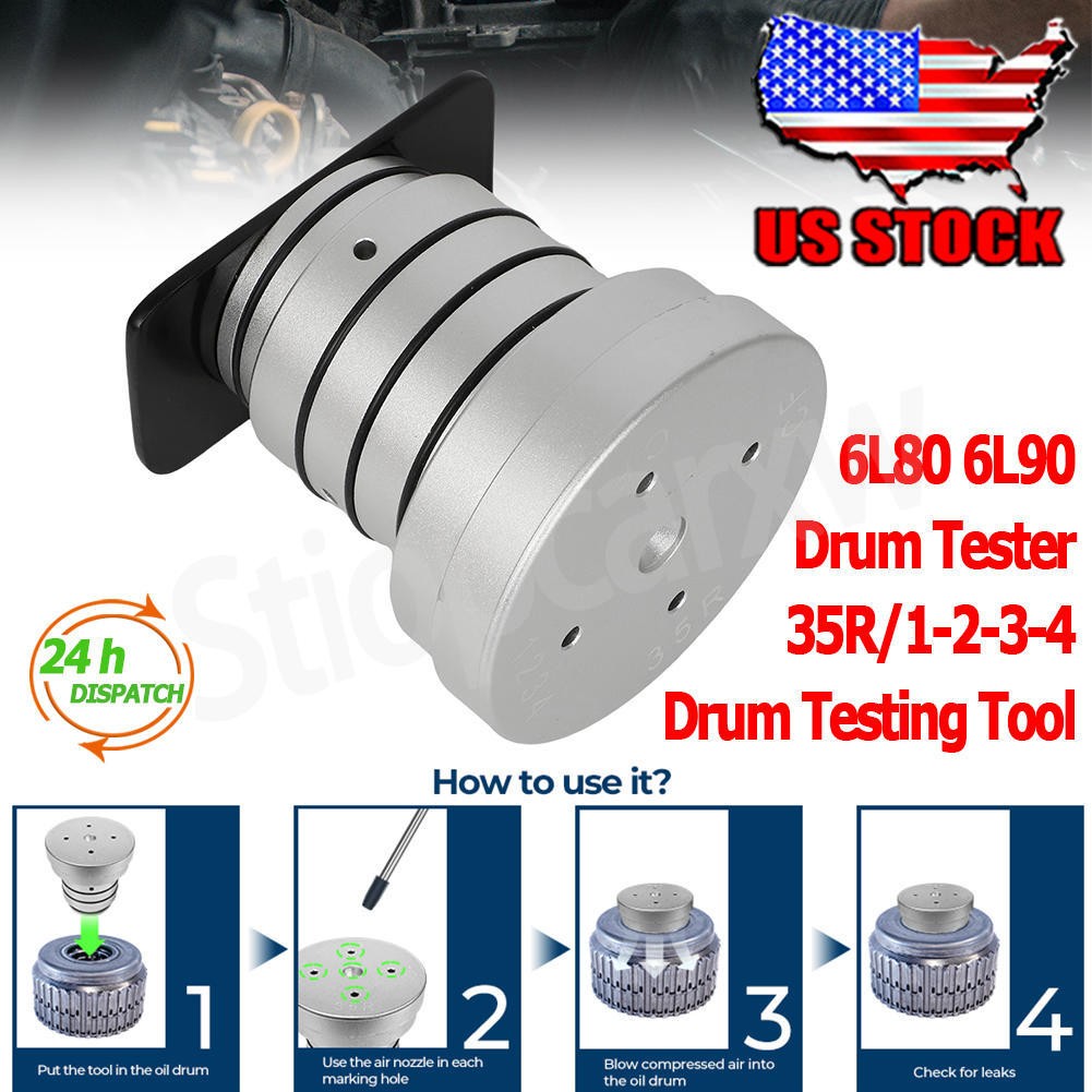 6L80 6L90 Reverse Drum Tester 35R /1-2-3-4 Drum Testing Tool Check Leak & Crack