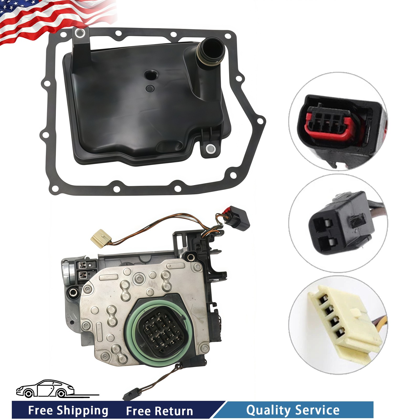 62TE Shift Solenoid Pack kit For 2006-2018 Dodge Grand Caravan Journey Chrysler
