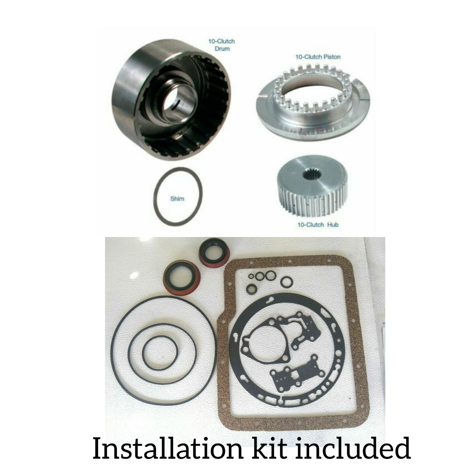 . Powerglide 10-Clutch Drum, Hub & Piston Kit 28756-15K Sonnax plus RESEAL KIT