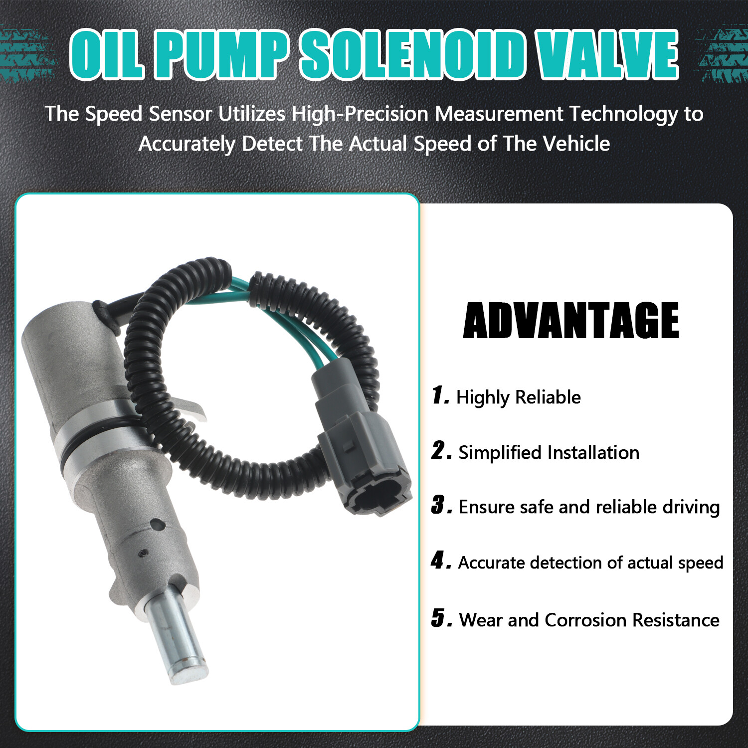 Vehicle Transmission Speed Sensor Fit for 1995-1997 Nissan Pickup 3.0L V6