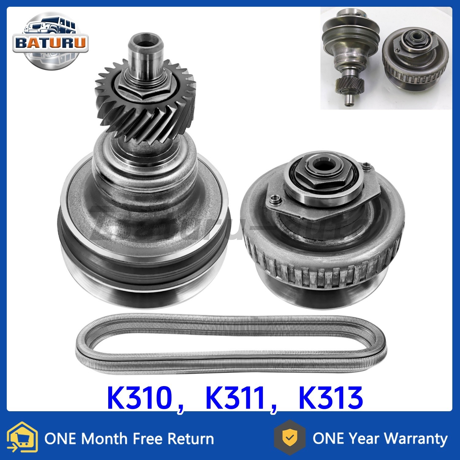 New K313 K310 CVT Transmission Pulley Set & Belt Chain For Toyota Corolla Allion