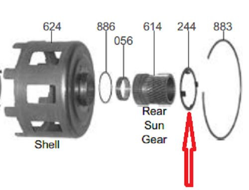Washer Kit, Plastic & Steel, GM TH700-R4, 4L60-E, 1982-Up, 4L60E, TH-700