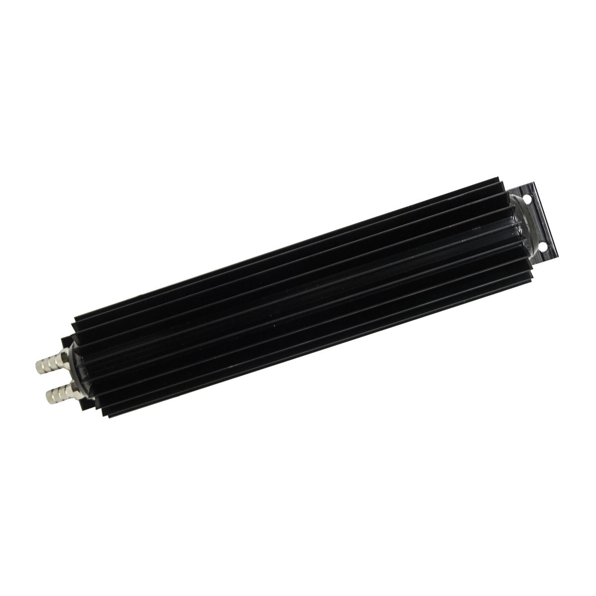 12″ Finned Aluminum Transmission Cooler Dual Line For Chevy Chevrolet Ford Black