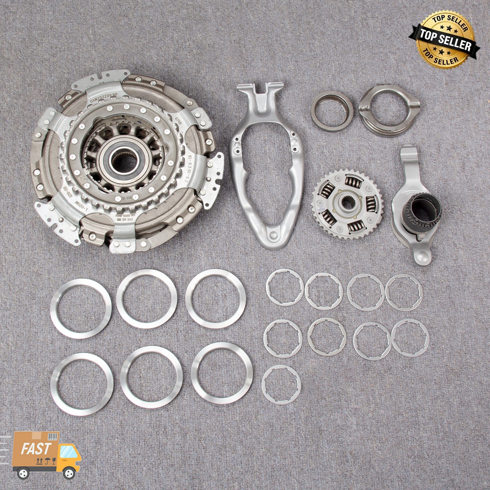 0AM DQ200 DSG Transmission LUK Dual Clutch Kit 602000600 For Jetta 7-Speed