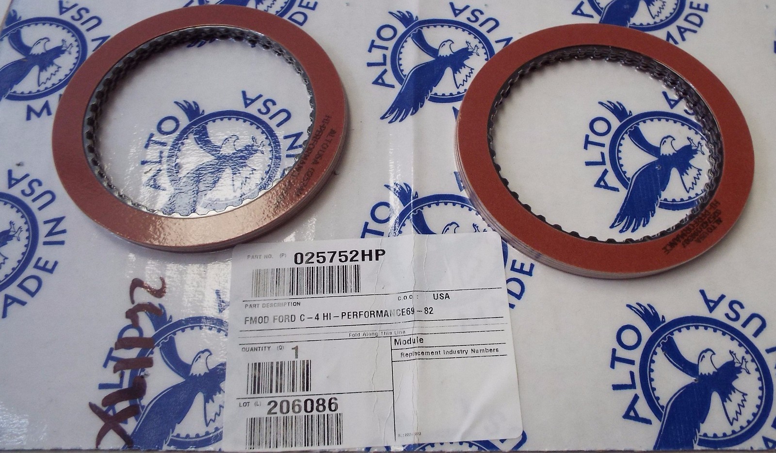, New Ford C4 C5 Alto Red Eagle Clutches c4 performance clutches heavy duty