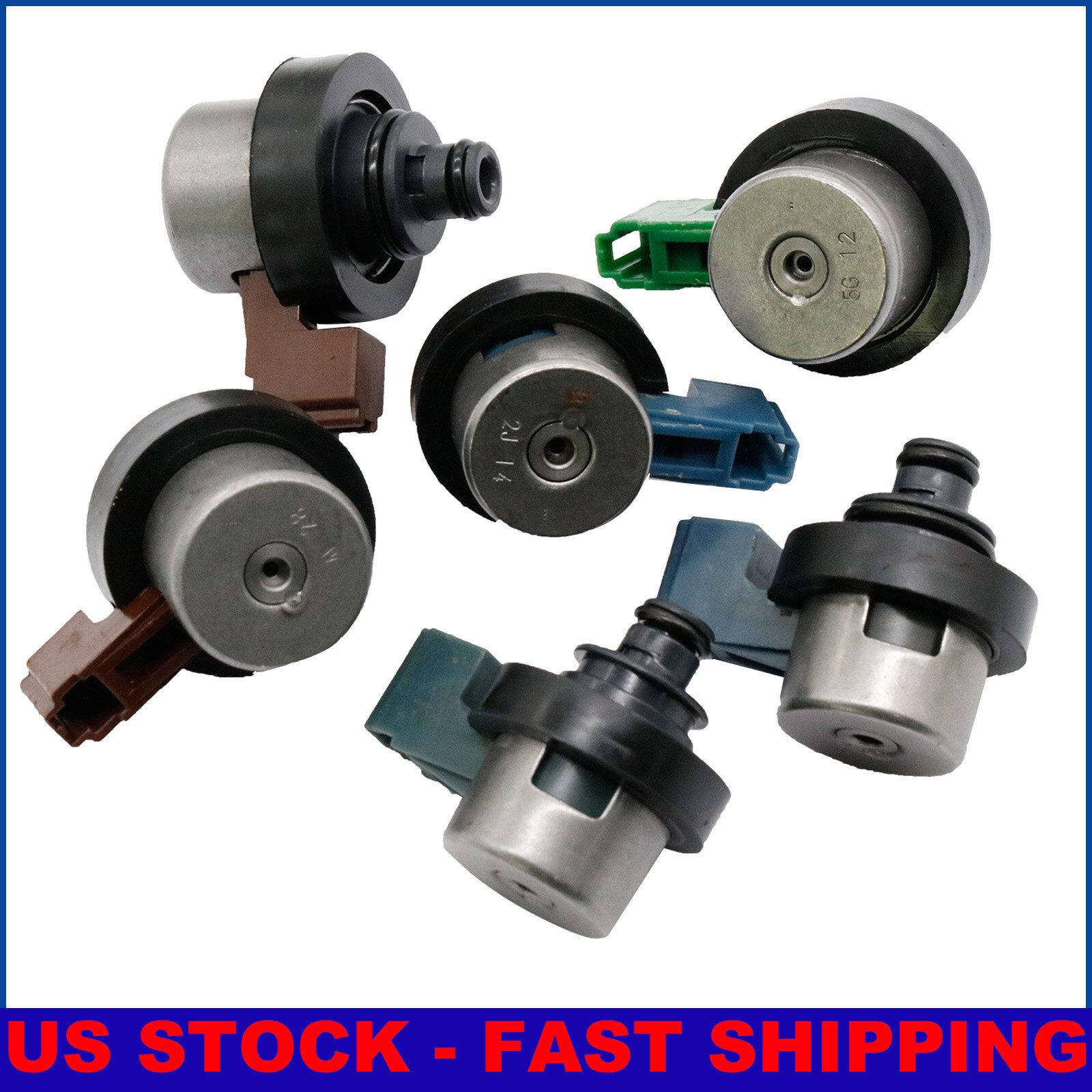 6pcs 4EAT Transmission Solenoids Kit for Subaru Forester 2.5 2001-2014