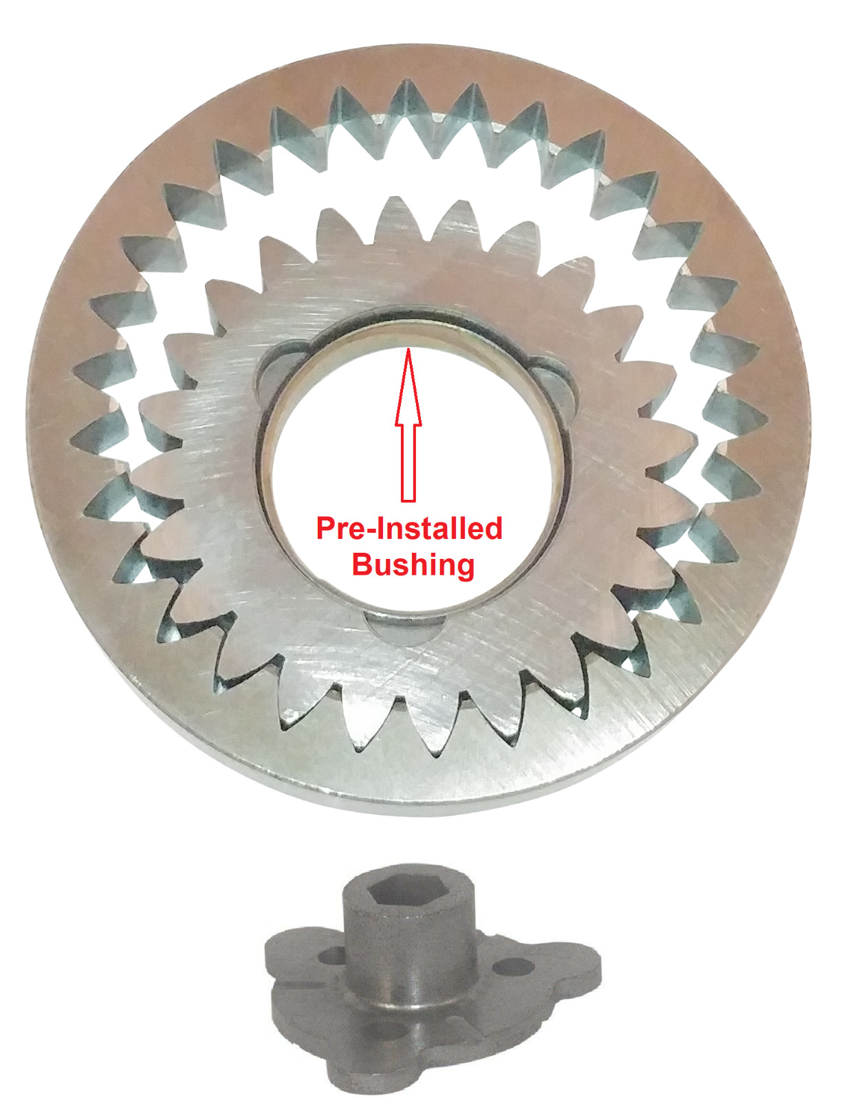 Ford ATX Pump Gear, Bushing & Driver Insert Set, 1980-Up drive rotor gears