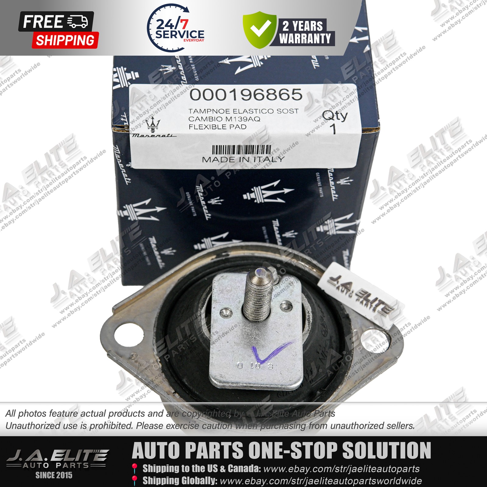 3pcs Genuine Engine & Transmission Mount kit fit Maserati Quattroporte GT GC