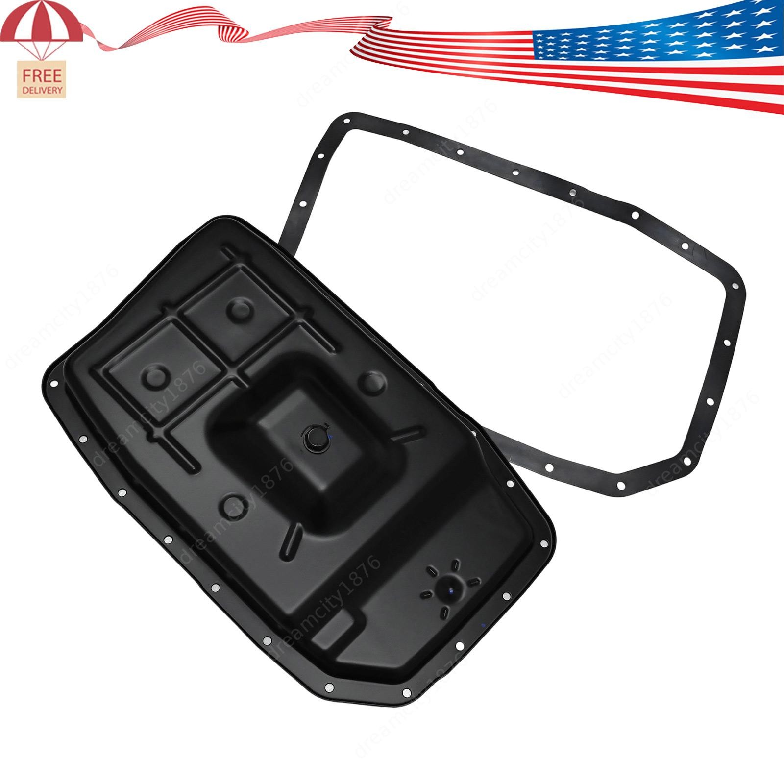1X Transmission Oil Pan w/ Drain Plug Gasket For Ford F-150 Expedition Lincoln